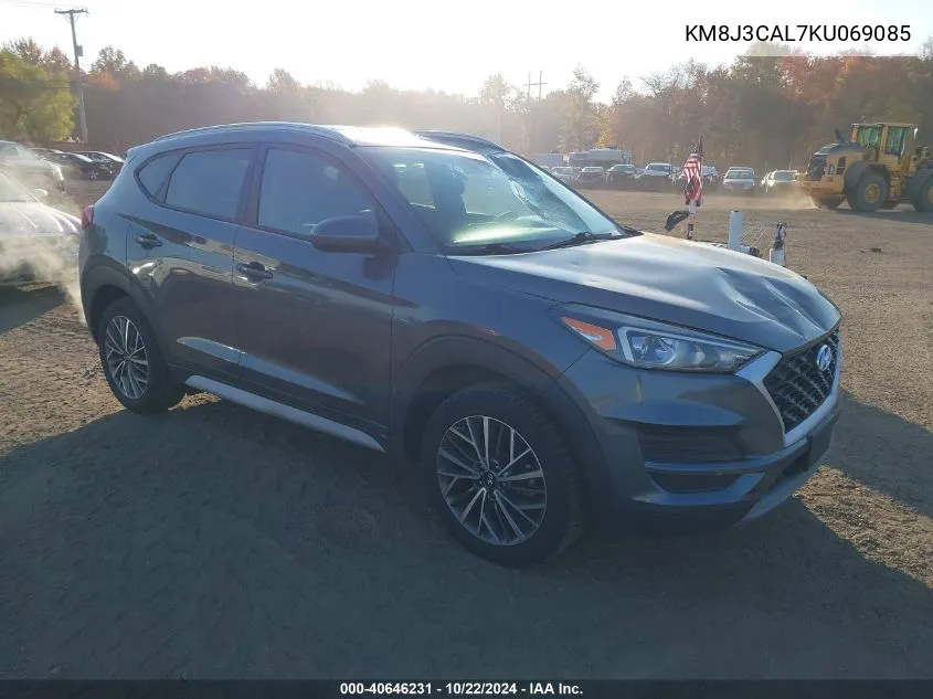 2019 Hyundai Tucson Sel VIN: KM8J3CAL7KU069085 Lot: 40646231