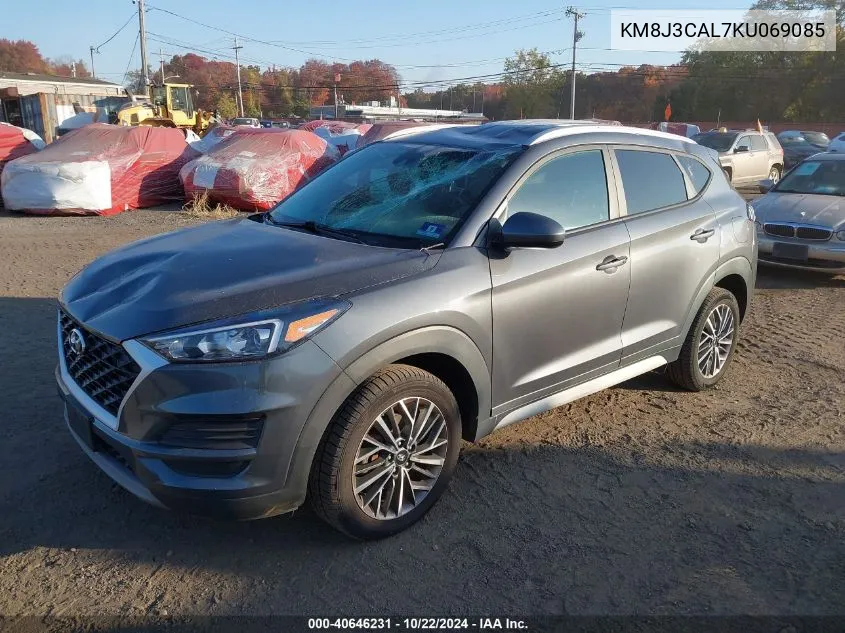 2019 Hyundai Tucson Sel VIN: KM8J3CAL7KU069085 Lot: 40646231