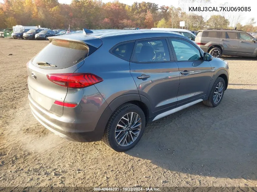 2019 Hyundai Tucson Sel VIN: KM8J3CAL7KU069085 Lot: 40646231