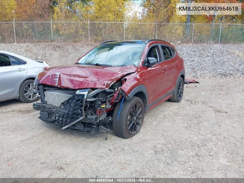 2019 Hyundai Tucson Limited/Sel/Sport/Ultimat VIN: KM8J3CALXKU964618 Lot: 40653244