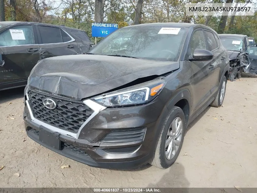 2019 Hyundai Tucson Se VIN: KM8J23A45KU978597 Lot: 40661837