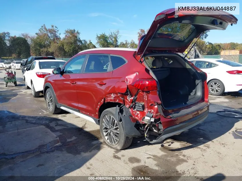 KM8J33AL6KU044887 2019 Hyundai Tucson Sel