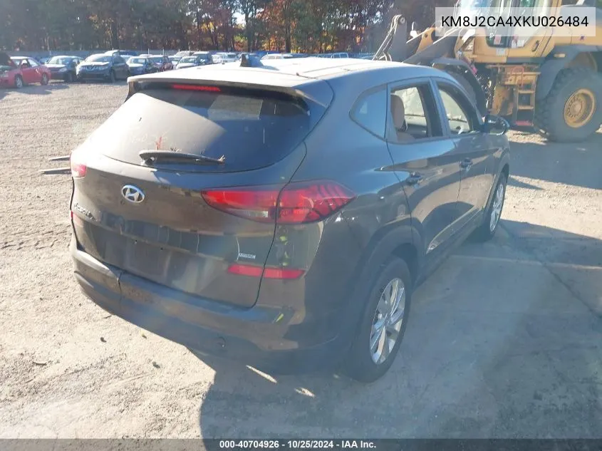 2019 Hyundai Tucson Se VIN: KM8J2CA4XKU026484 Lot: 40704926