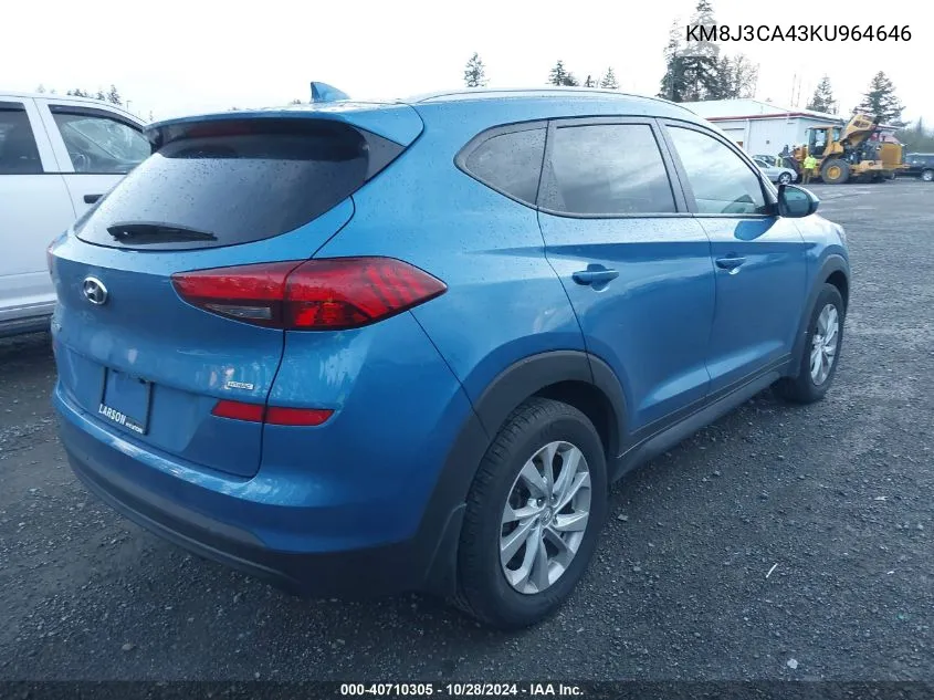 KM8J3CA43KU964646 2019 Hyundai Tucson Value