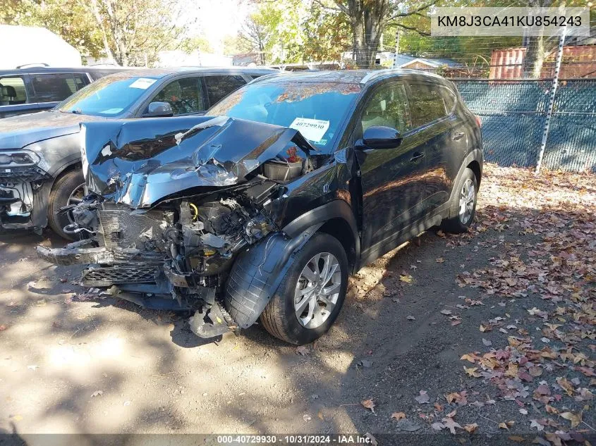 2019 Hyundai Tucson Value VIN: KM8J3CA41KU854243 Lot: 40729930