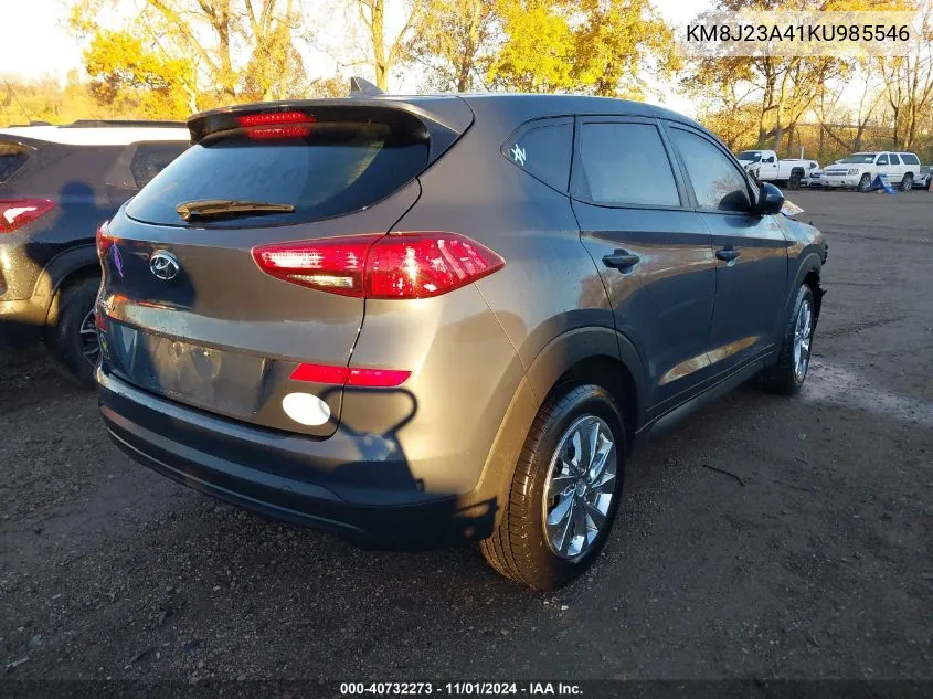 2019 Hyundai Tucson Se VIN: KM8J23A41KU985546 Lot: 40732273