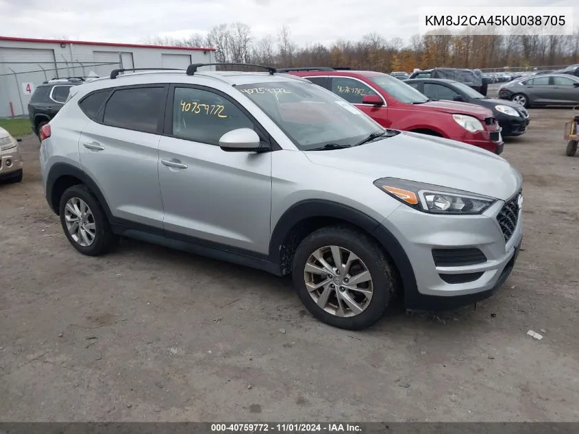 2019 Hyundai Tucson Se VIN: KM8J2CA45KU038705 Lot: 40759772