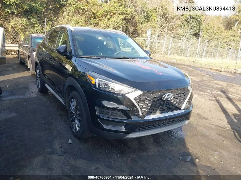 2019 Hyundai Tucson Sel VIN: KM8J3CAL3KU894413 Lot: 40765931