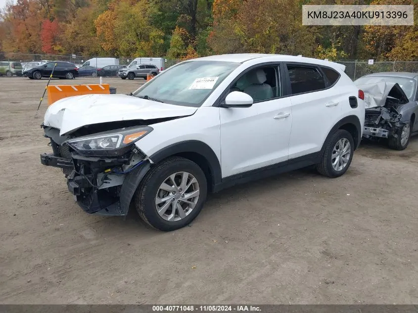 2019 Hyundai Tucson Se VIN: KM8J23A40KU913396 Lot: 40771048