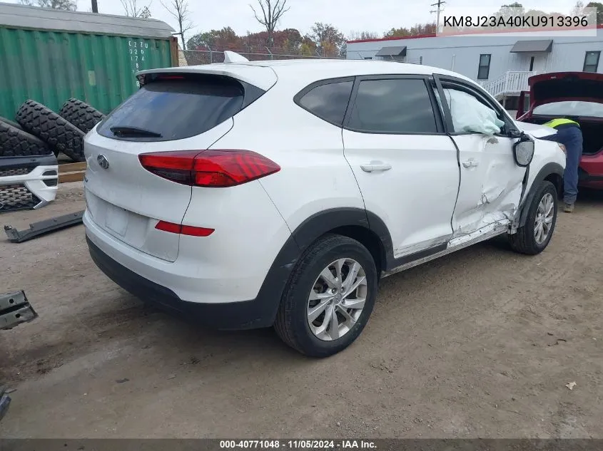 2019 Hyundai Tucson Se VIN: KM8J23A40KU913396 Lot: 40771048