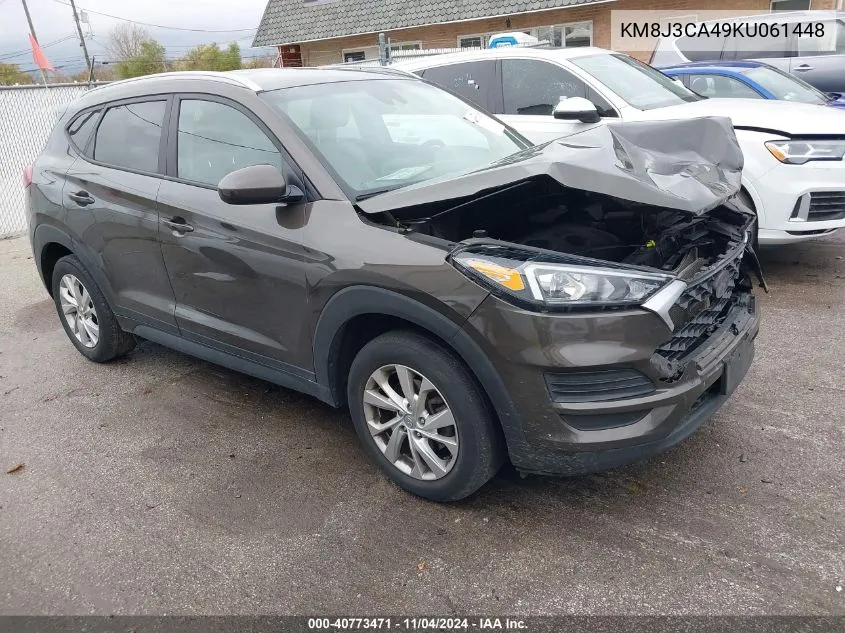 2019 Hyundai Tucson Value VIN: KM8J3CA49KU061448 Lot: 40773471