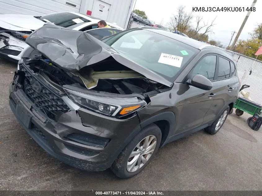 2019 Hyundai Tucson Value VIN: KM8J3CA49KU061448 Lot: 40773471