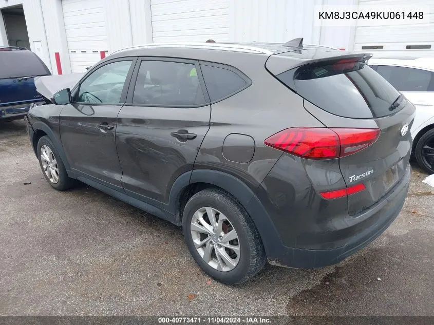 2019 Hyundai Tucson Value VIN: KM8J3CA49KU061448 Lot: 40773471