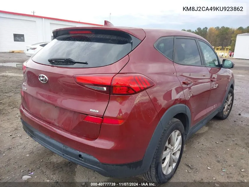 2019 Hyundai Tucson Se VIN: KM8J2CA49KU923862 Lot: 40777739