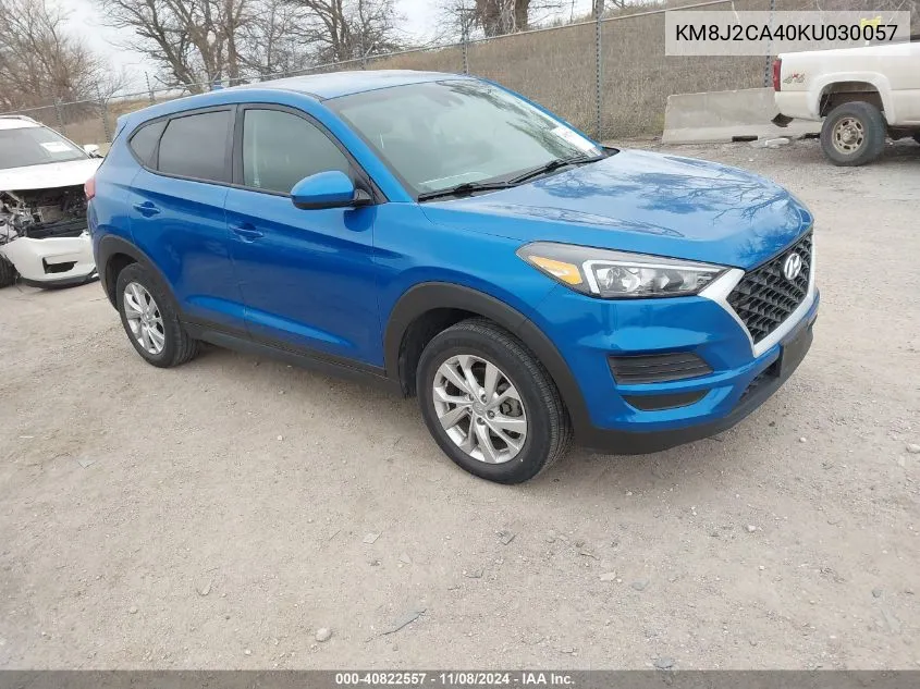 2019 Hyundai Tucson Se VIN: KM8J2CA40KU030057 Lot: 40822557