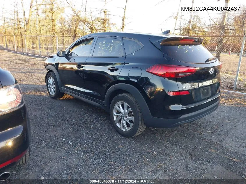 2019 Hyundai Tucson Se VIN: KM8J2CA44KU042437 Lot: 40845378