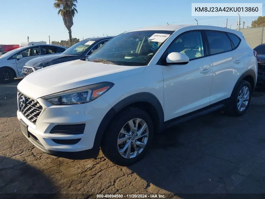 2019 Hyundai Tucson Se VIN: KM8J23A42KU013860 Lot: 40894580