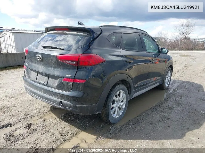 2020 Hyundai Tucson Limited/Sel/Sport/Ultimate/Value VIN: KM8J3CA45LU249921 Lot: 11978834