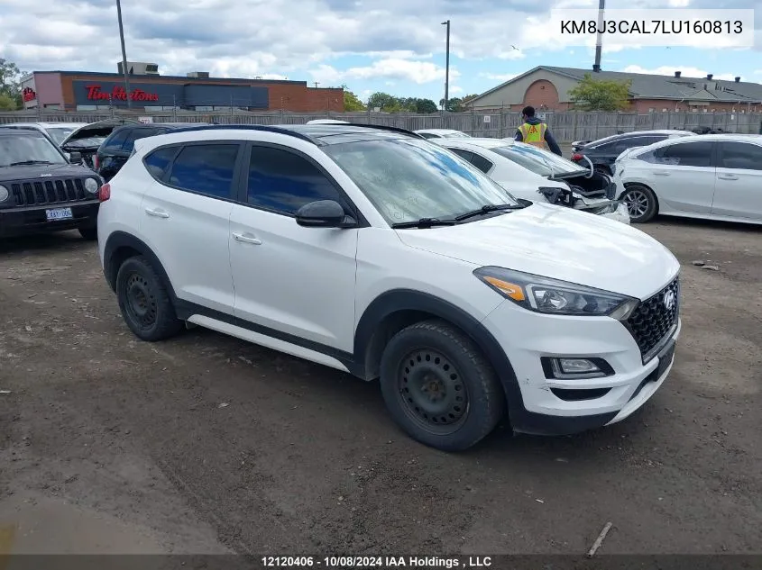 2020 Hyundai Tucson Urban Edition VIN: KM8J3CAL7LU160813 Lot: 12120406