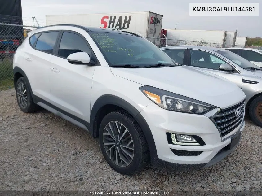 2020 Hyundai Tucson Limited/Sel/Sport/Ultimate/Value VIN: KM8J3CAL9LU144581 Lot: 12124855