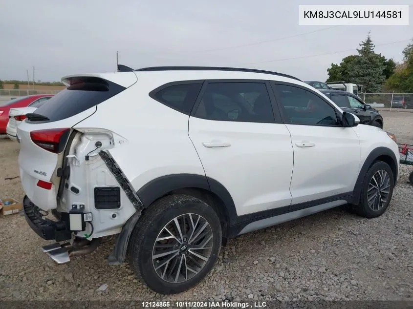 2020 Hyundai Tucson Limited/Sel/Sport/Ultimate/Value VIN: KM8J3CAL9LU144581 Lot: 12124855