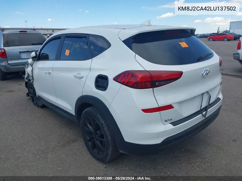 2020 Hyundai Tucson Se VIN: KM8J2CA42LU137502 Lot: 39513388