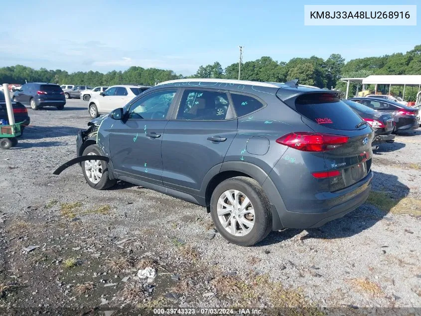 2020 Hyundai Tucson Value VIN: KM8J33A48LU268916 Lot: 39743323