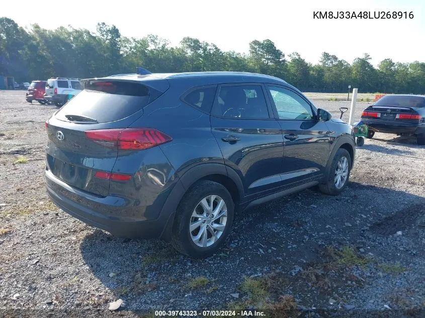 2020 Hyundai Tucson Value VIN: KM8J33A48LU268916 Lot: 39743323