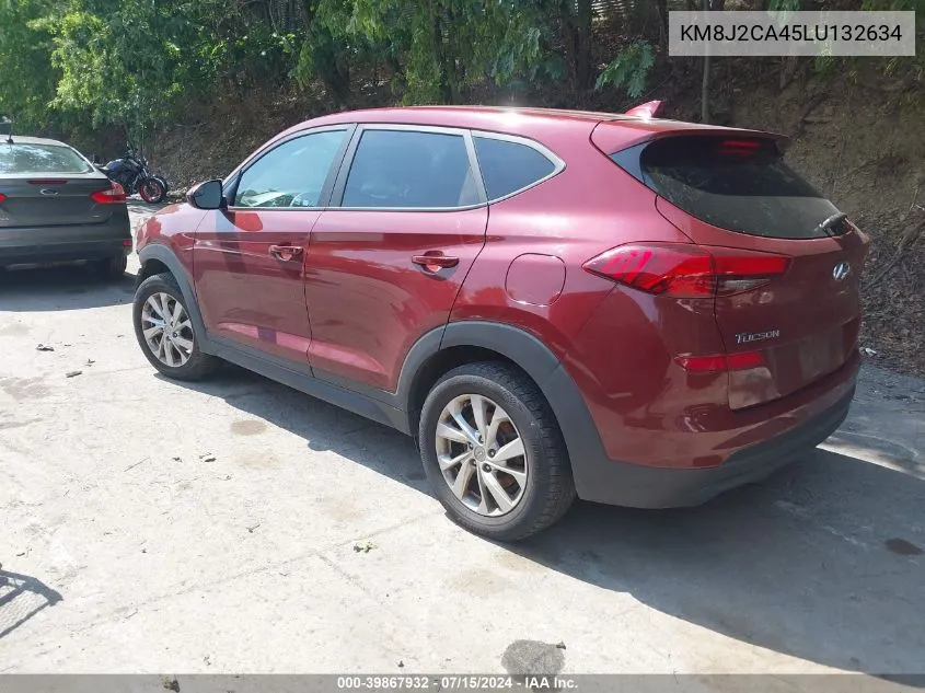 2020 Hyundai Tucson Se VIN: KM8J2CA45LU132634 Lot: 39867932