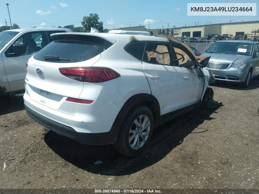 2020 Hyundai Tucson Se VIN: KM8J23A49LU234664 Lot: 39874940