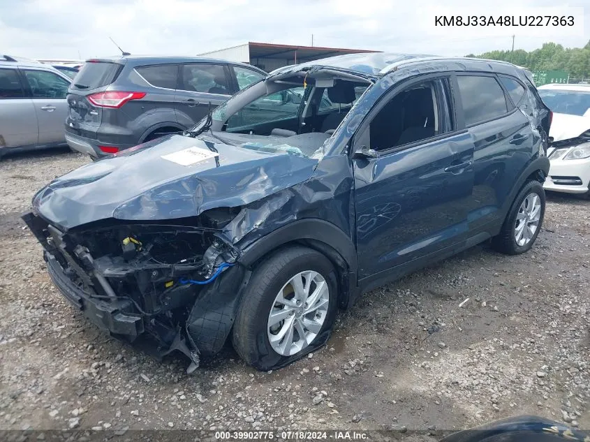 2020 Hyundai Tucson Value VIN: KM8J33A48LU227363 Lot: 39902775