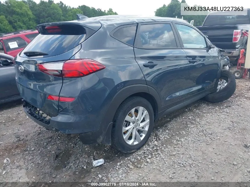 2020 Hyundai Tucson Value VIN: KM8J33A48LU227363 Lot: 39902775