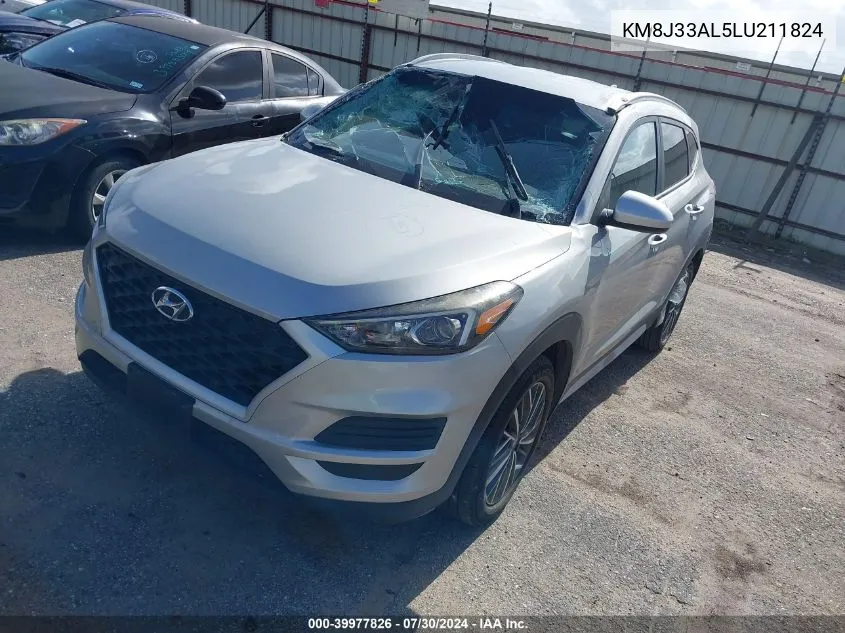 2020 Hyundai Tucson Sel VIN: KM8J33AL5LU211824 Lot: 39977826