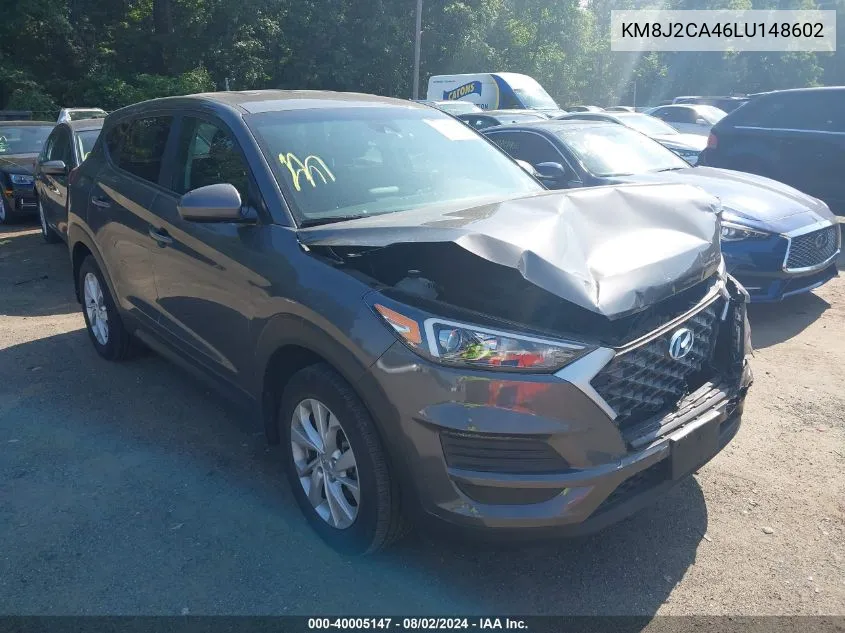 2020 Hyundai Tucson Se VIN: KM8J2CA46LU148602 Lot: 40005147