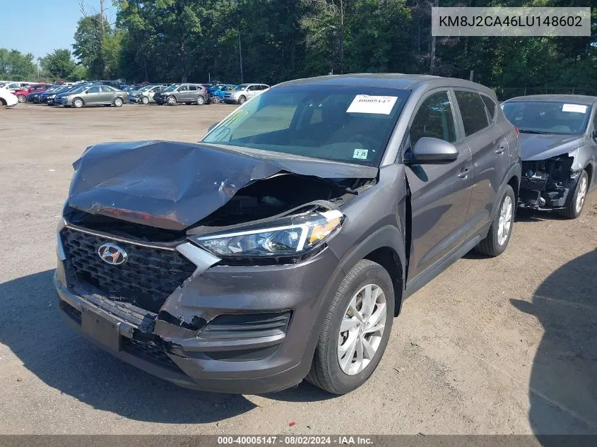 2020 Hyundai Tucson Se VIN: KM8J2CA46LU148602 Lot: 40005147