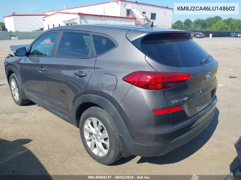 2020 Hyundai Tucson Se VIN: KM8J2CA46LU148602 Lot: 40005147