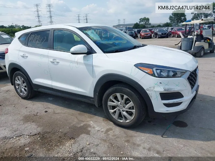 2020 Hyundai Tucson Se VIN: KM8J2CA47LU142744 Lot: 40032229