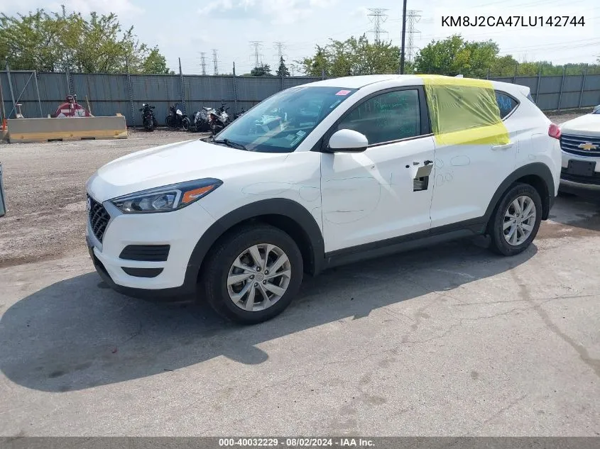 2020 Hyundai Tucson Se VIN: KM8J2CA47LU142744 Lot: 40032229