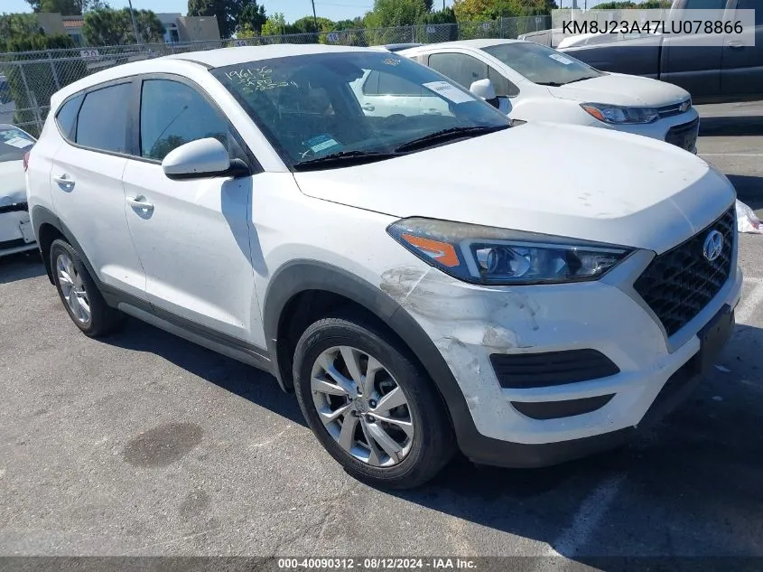 2020 Hyundai Tucson Se VIN: KM8J23A47LU078866 Lot: 40090312