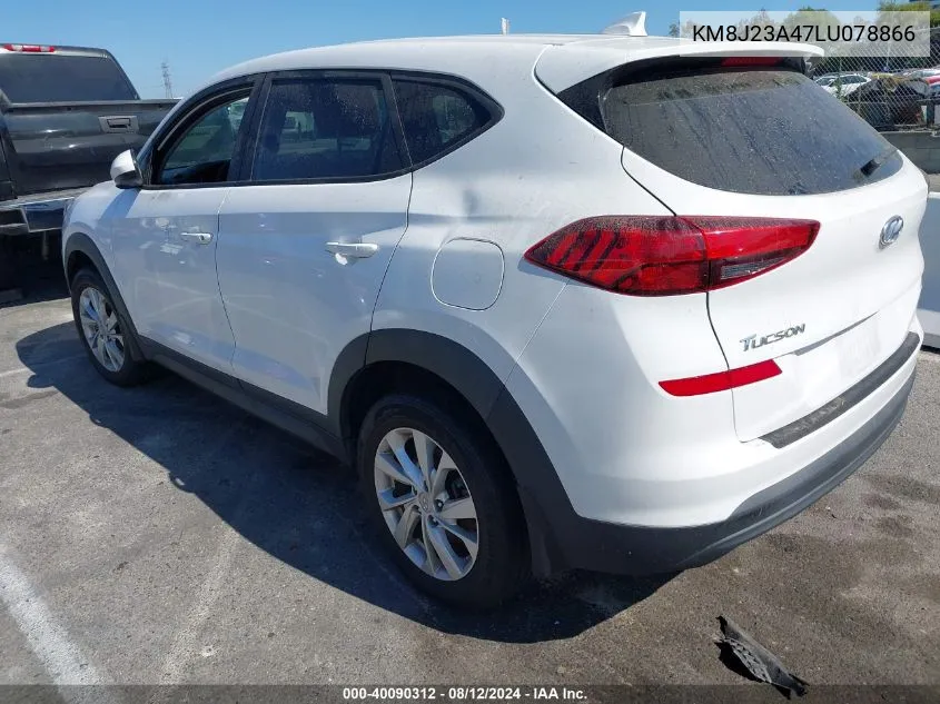 2020 Hyundai Tucson Se VIN: KM8J23A47LU078866 Lot: 40090312