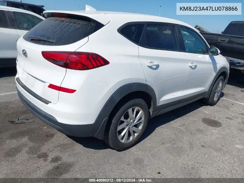 2020 Hyundai Tucson Se VIN: KM8J23A47LU078866 Lot: 40090312