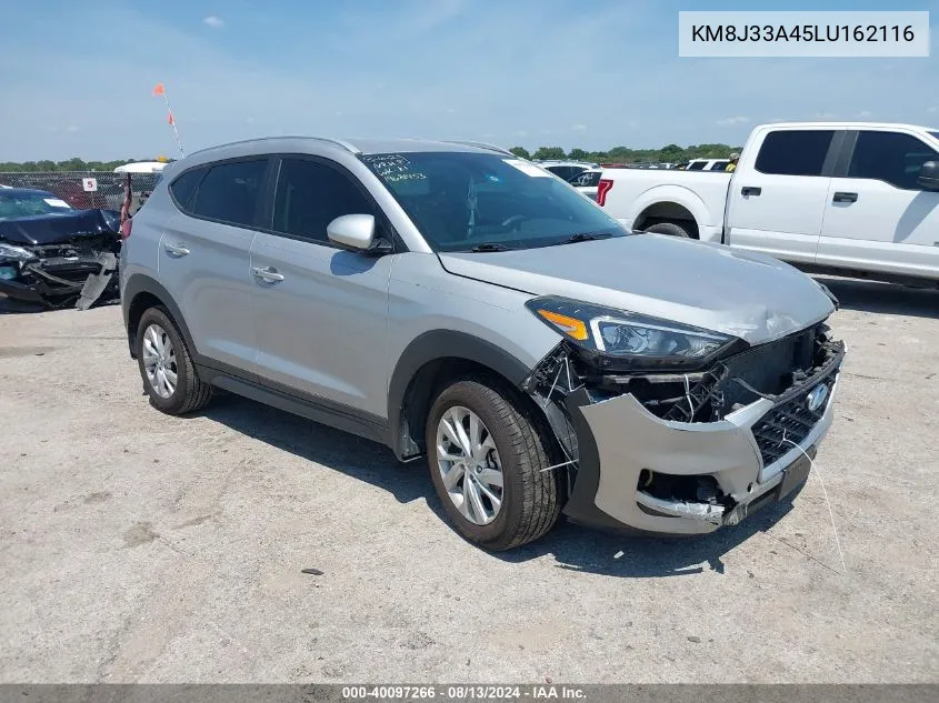 2020 Hyundai Tucson Value VIN: KM8J33A45LU162116 Lot: 40097266