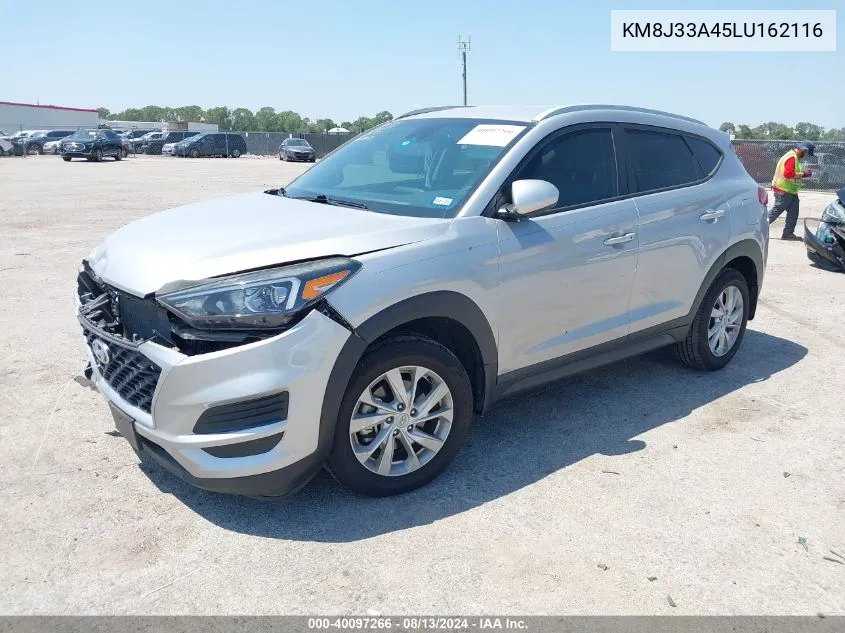 2020 Hyundai Tucson Value VIN: KM8J33A45LU162116 Lot: 40097266