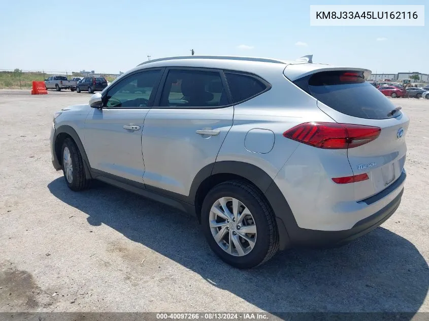 2020 Hyundai Tucson Value VIN: KM8J33A45LU162116 Lot: 40097266