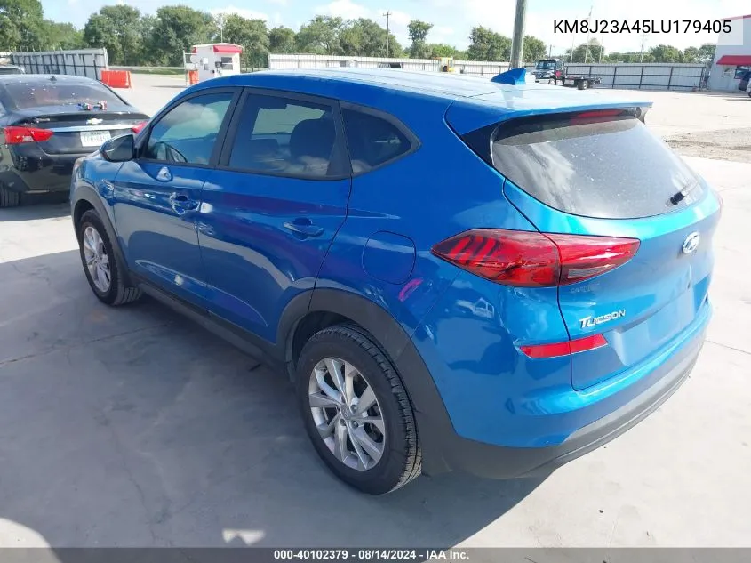 2020 Hyundai Tucson Se VIN: KM8J23A45LU179405 Lot: 40102379