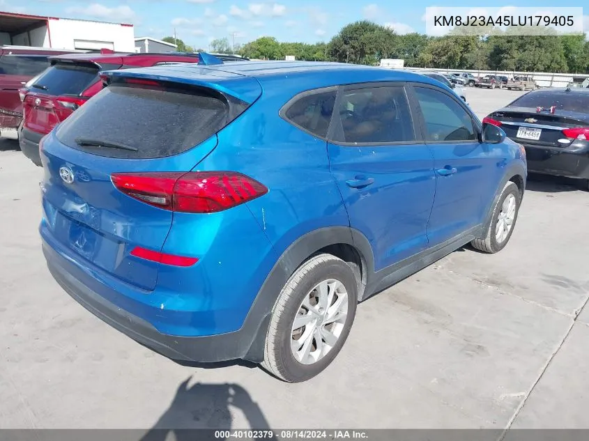 2020 Hyundai Tucson Se VIN: KM8J23A45LU179405 Lot: 40102379