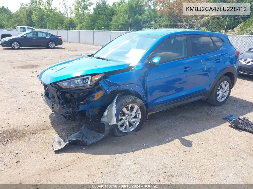 2020 Hyundai Tucson Se VIN: KM8J2CA47LU228412 Lot: 40118710