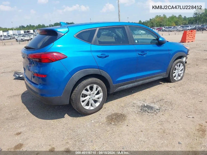 2020 Hyundai Tucson Se VIN: KM8J2CA47LU228412 Lot: 40118710