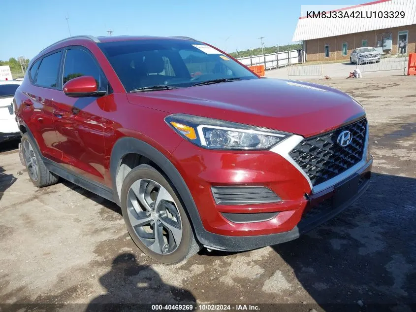 2020 Hyundai Tucson Value VIN: KM8J33A42LU103329 Lot: 40469269