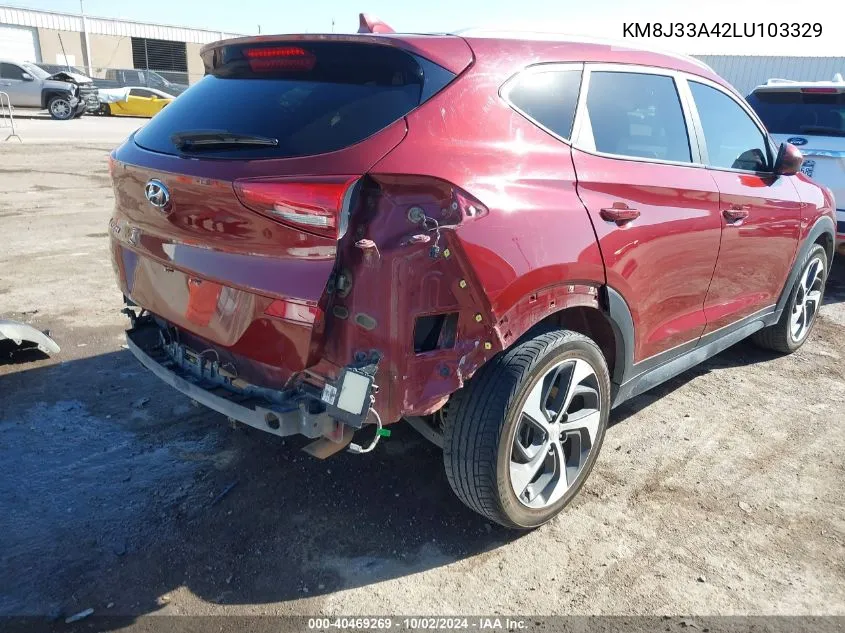 2020 Hyundai Tucson Value VIN: KM8J33A42LU103329 Lot: 40469269